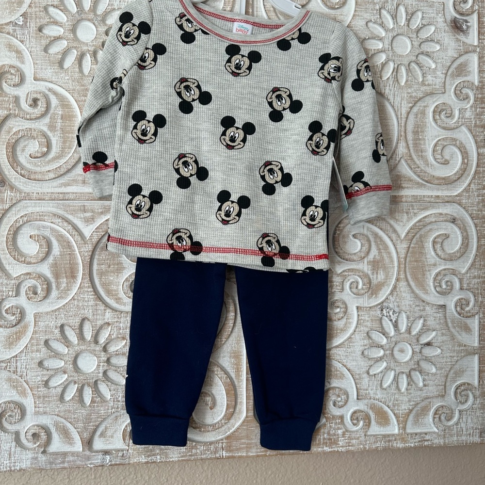 DISNEY BABY MICKEY MOUSE 18 M BOYS SET NWT